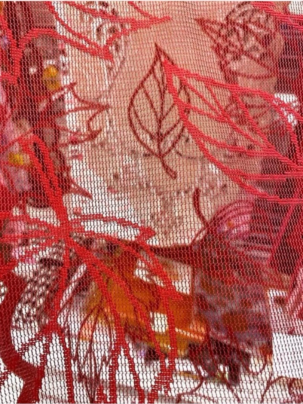 Thankful Red Decorative Table Runner